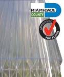 Clear storm Heavy Duty, extra strong corrugated plastic sheets Laminated round fluted plastic sheets