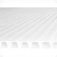 48" x 96" Clear (Translucent) 6mm Corrugated Plastic Sheets 