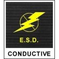 Black 4mm Conductive Corrugated Plastic Sheets ESD