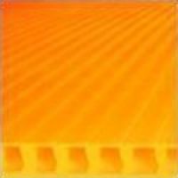 4mm Orange Corrugated Plastic Sheets