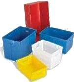 plastic corrugated bins, box, boxes, dividers